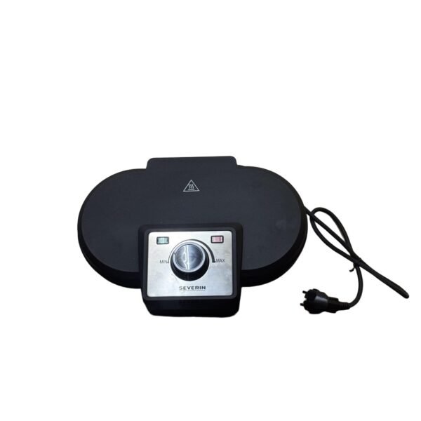 Severin Double Waffle Maker, 1200W, WA 2106, Black - Refurbished - Image 2