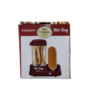 Beper P101cud501 Hot Dog Machine, Steam Cooking, ABS, 350 W, Red - Refurbished