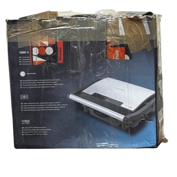 Cecotec 750 Full Open Electric Grill, Rockstone Coating, Non-stick, 180° Open, Cool Touch Handle, 1500W - Refurbished - Image 3