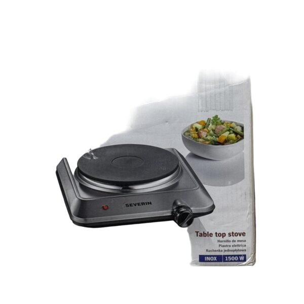 Severin KP 1092 Table Stove, 1500 W, Stainless Steel - Refurbished - Image 3