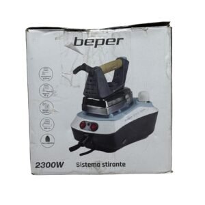 Beper Srl P204cal001 Boiler Iron, 2300W, 18/10 Steel, 850 Milliliters, White - Refurbished