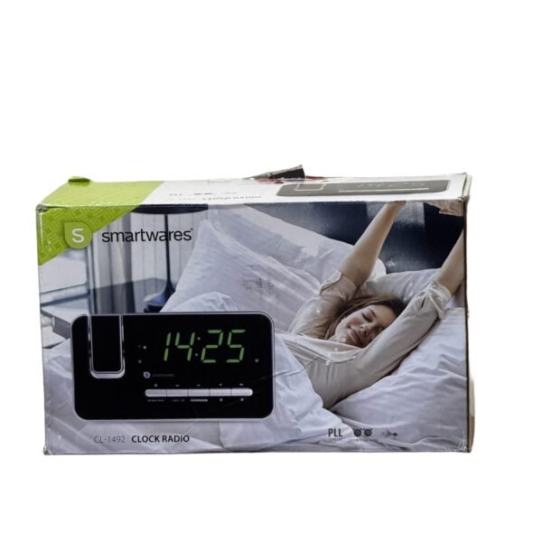 Smartwares Audiosonic CL1492, PLL FM, Projection Clock Radio, Black - Refurbished - Image 2