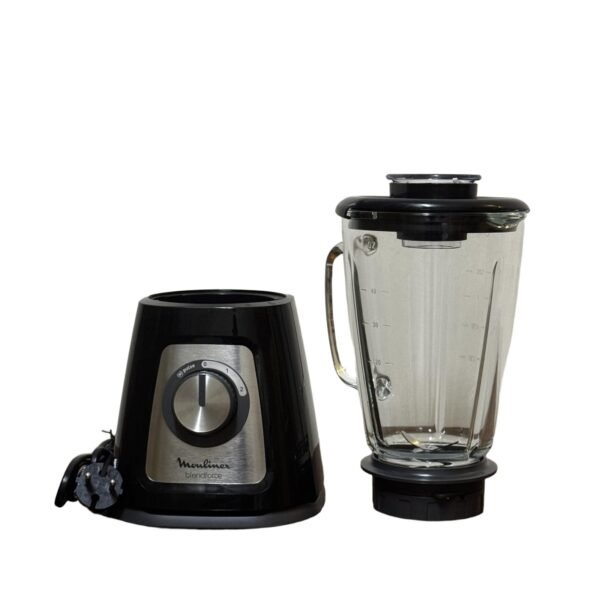 Moulinex Blendforce Blender, Glass 1.75L, 800W, Safe Lock, Ergonomic, Grain Grinder, Smoothies, Crushed Ice, Black - Refurbished - Image 2