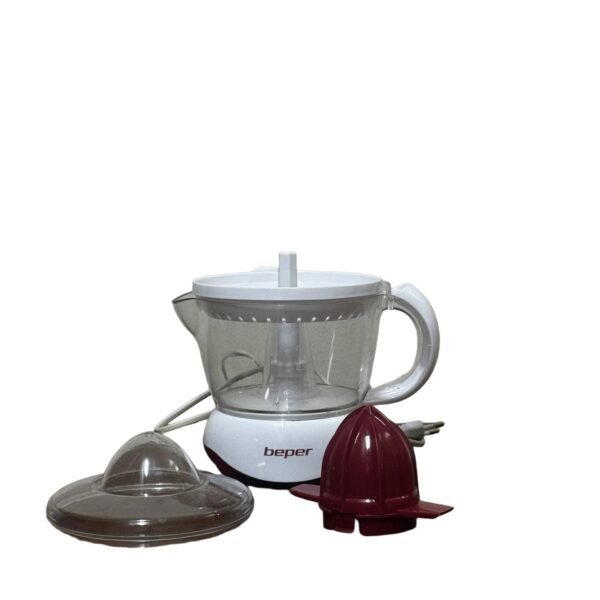 Beper BP.101H Electric Citrus Juicer, Red/White - Refurbished - Image 2
