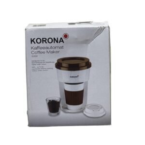 Korona 12202 Brown Filter Coffee Maker, Go Cup White - Refurbished