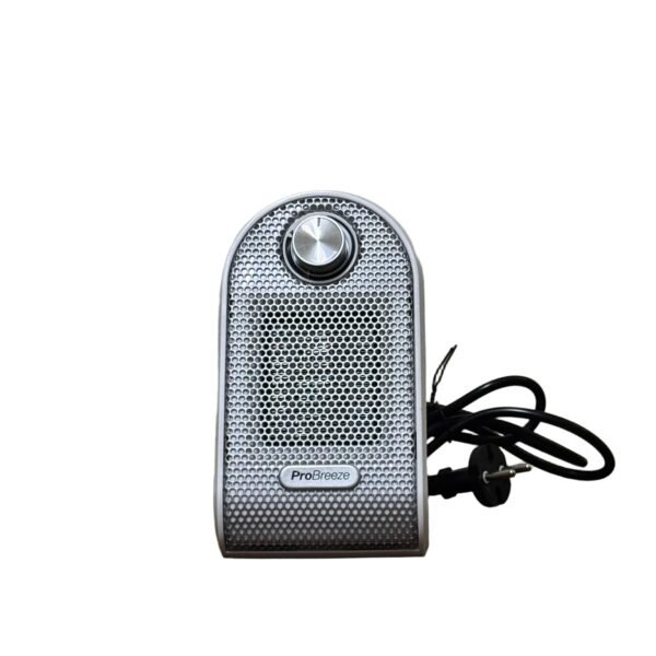 Pro Breeze Mini Space Heater, Compact, Portable, PTC Ceramic Fan Heater, White - Refurbished - Image 2