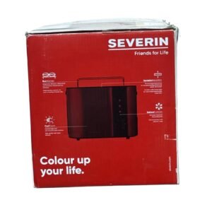 Severin Automatic Toaster, 800 W, 2-Slice, Browning Adjustment, Defrost Function, Red/Black - Refurbished