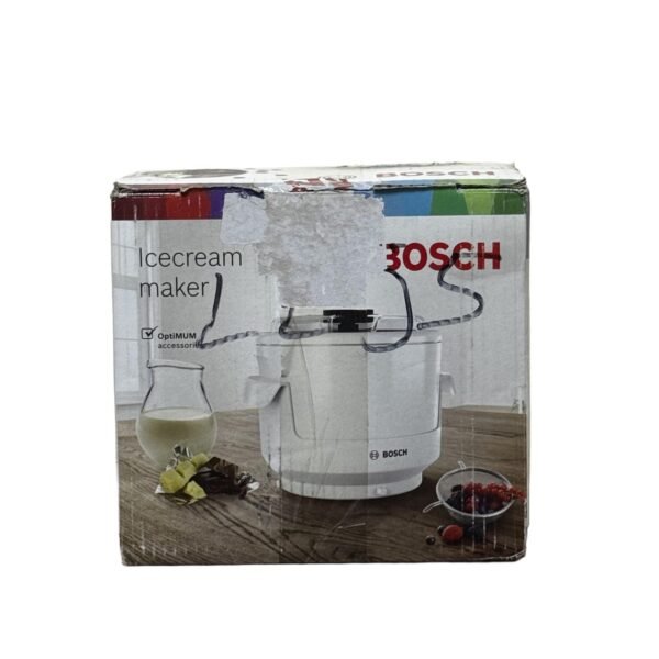 Bosch Ice Cream Attachment Muz9eb1, Plastic, 550 Milliliters, White - Refurbished - Image 2