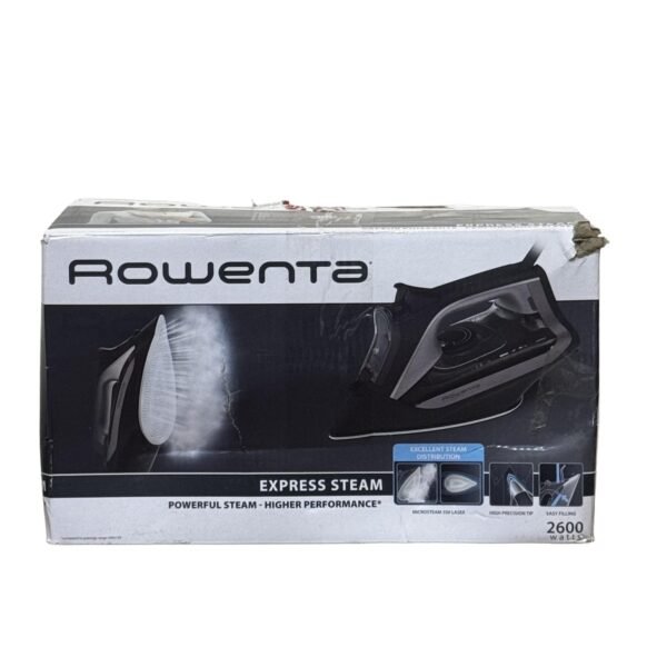 Rowenta Express Steam Iron, Plastic Steam Iron - Refurbished