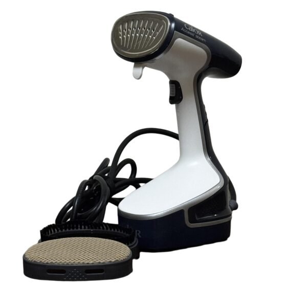 Calor DR8085C0 Garment Steamer, 1000W, 200ml, Blue/White, 10 Minute Runtime, Sanitizing, Anti-bacterial - Refurbished