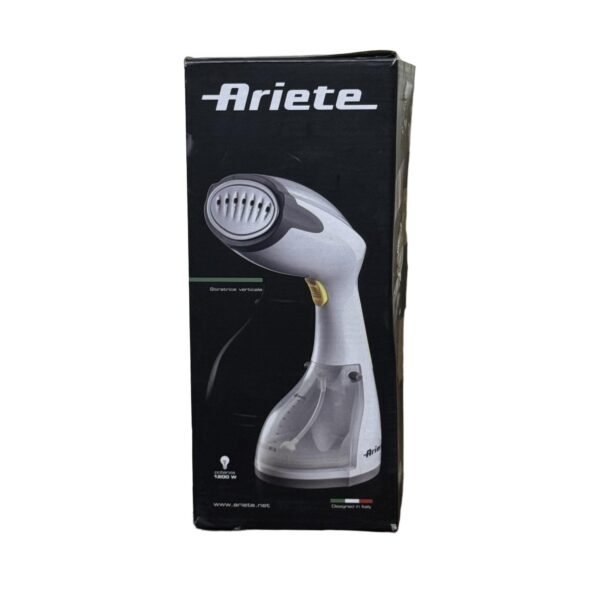 Ariete 4167/00 Vertical Garment Steamer, 1200W, Fabric Steam Iron, Home & Travel, Ceramic, White - Refurbished