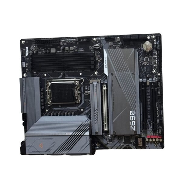 Gigabyte Z690 Gaming X, ATX Motherboard, Intel 12th Gen, LGA 1700, DDR5-6000MHz OC, 4x NVMe PCIe 4.0 M.2, USB 3.2 Gen 2x2 Type-C - Refurbished