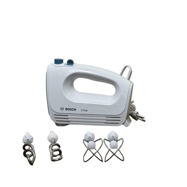 Bosch Mfq2210d Hand Mixer, 375W, Blue, White - Refurbished - Image 2