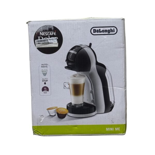 Nescafé Dolce Gusto Mini Me, De'Longhi, Pod Coffee Machine, Automatic Drinks, Black & Arctic Grey - Refurbished