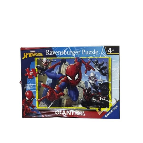 Ravensburger Marvel Spiderman Toys, 60 Piece Giant Floor Jigsaw Puzzle, Kids Age 4+ - Refurbished
