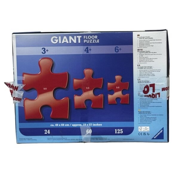 Ravensburger Marvel Spiderman Toys, 60 Piece Giant Floor Jigsaw Puzzle, Kids Age 4+ - Refurbished - Image 2
